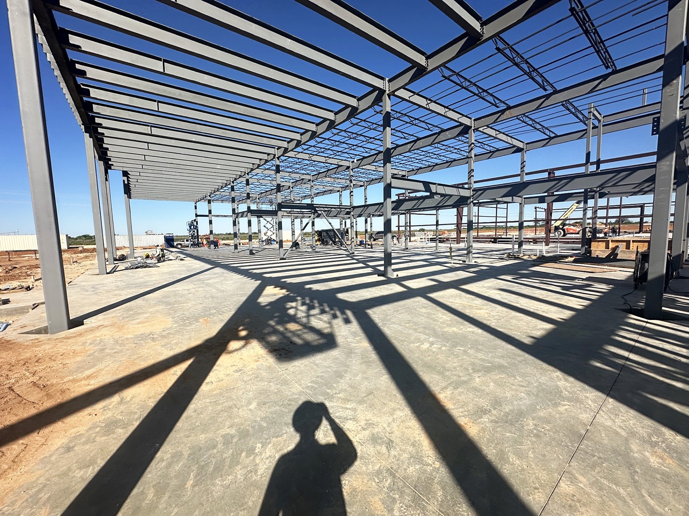 Structural steel framing
