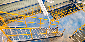 Steel staircases